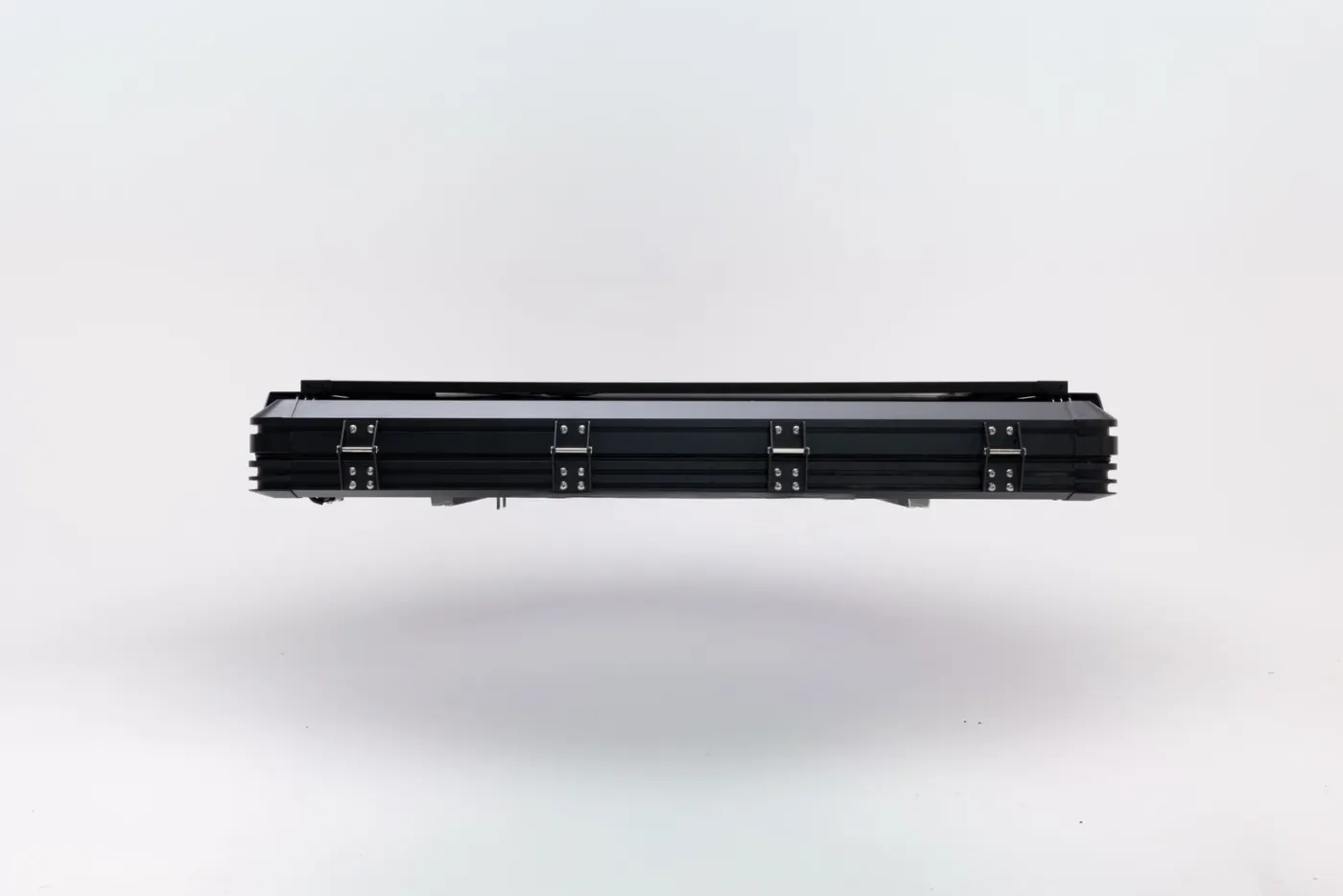 Nomad 1.4M closed, with its mounting brackets