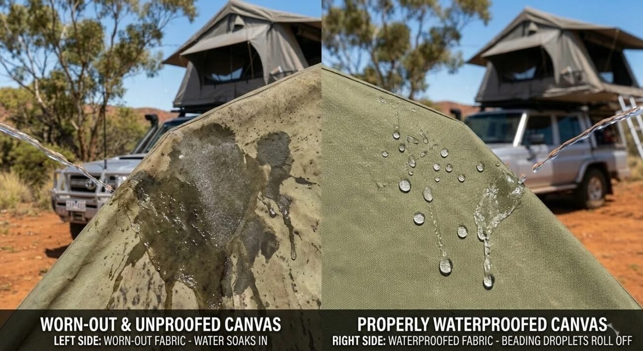 Cleaning Strip the Waterproofing on Canvas