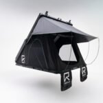 RIGDUP Tent 1.4 hard-shell rooftop tent open deployed angled view